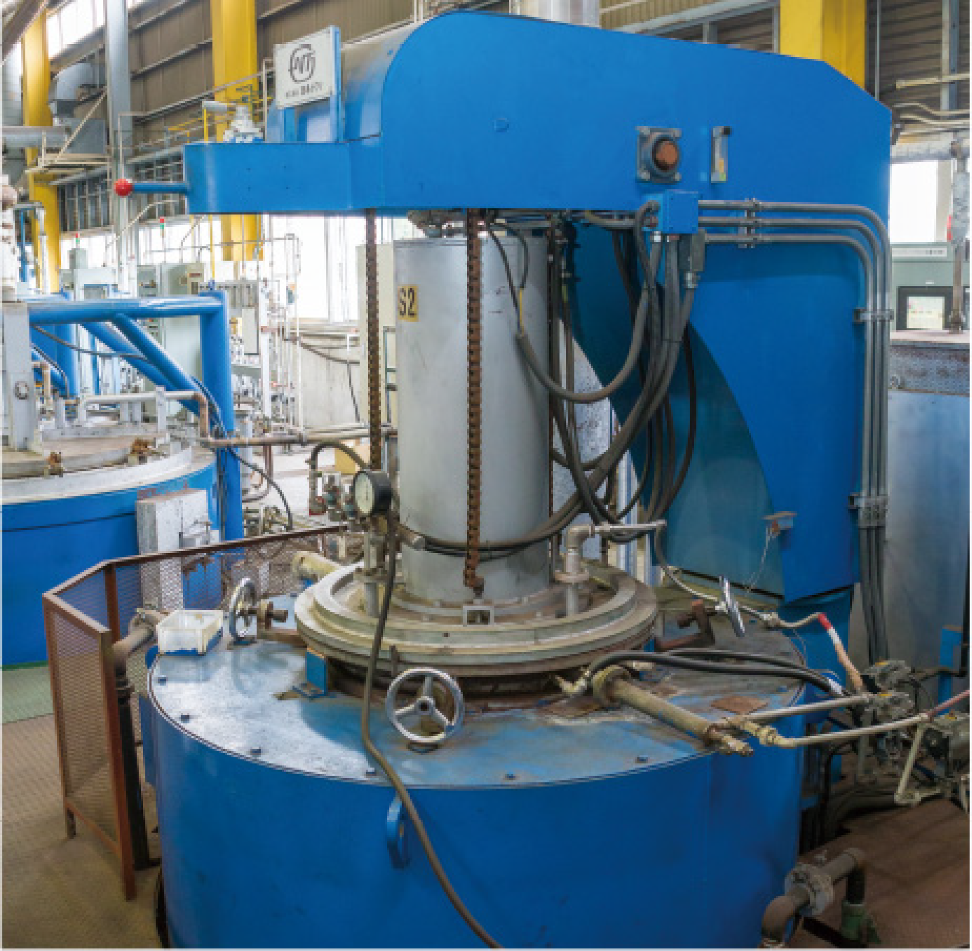 浸硫窒化処理炉 外観